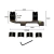 SWAMPDEER MOUNT ONE PIECE 25.4MM DIAMETER 30MM BLACK na internet