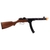 S&T ARMAMENT AEG PPSH-41 BLOWBACK AIRSOFT RIFLE BLACK / WOOD