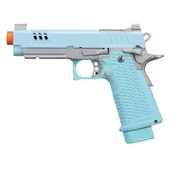 G&G GBB HI-CAPA STP45 PRO8 BLOWBACK AIRSOFT PISTOL MACARON BLUE