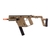 KRISS VECTOR GBB SMG RIFLE BY KRYTAC WITH FOLDING STOCK FLAT DARK EARHT - loja online