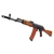 WE GBBR AK74 WOOD STOCK BLOWBACK AIRSOFT RIFLE BLACK & WOOD - Loja DK Airsoft: Tudo para Airsoft em um Só Lugar