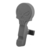 GATE BOLT CATCH GREY - comprar online