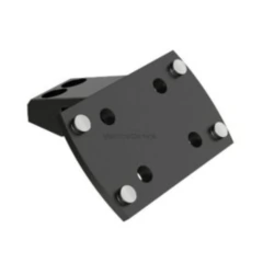 Placa Base de Montagem Offset 45º Vector Optics para Red Dot Sight (Footprint MAG / RMS / Usinada CNC em Alumínio 6063-T6)