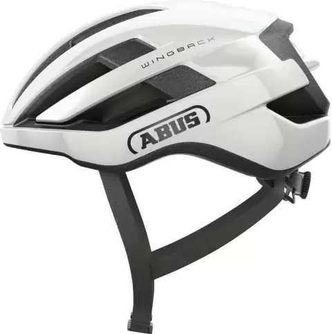 Capacete Abus Wingback Branco Brilhante