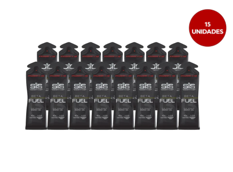 Combo 15 Unidades Gel Isotônico SIS Beta Fuel - Laranja