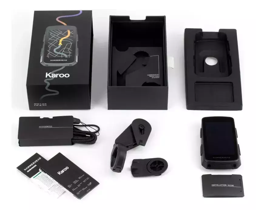 Ciclocomputador GPS Hammerhead Karoo Resistente IP67