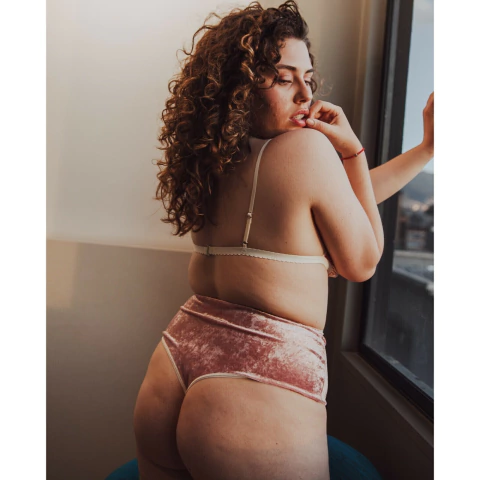 Trusa Less de Terciopelo Rosa Baby - comprar online