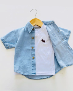 camisa baby denim