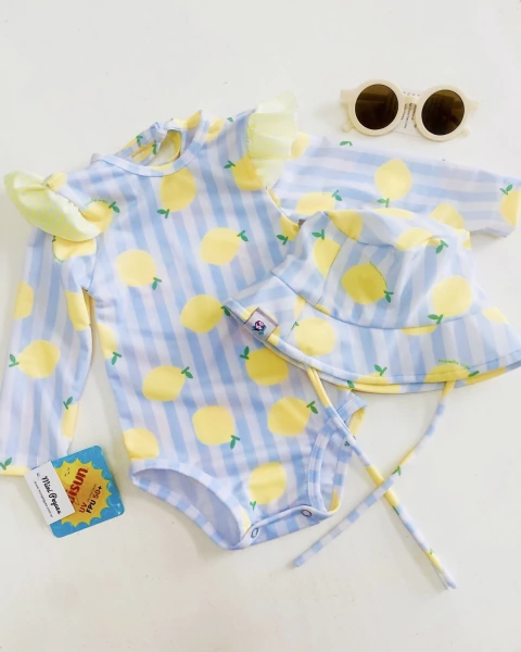 SET BODY VOLADOS UV + CAPELINA LEMON - comprar online