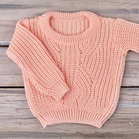 SWETER CALADO SALMON