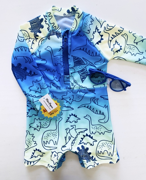 TRAJE DE BAÑO - ENTERITO UV+50 - DINOS DEGRADE