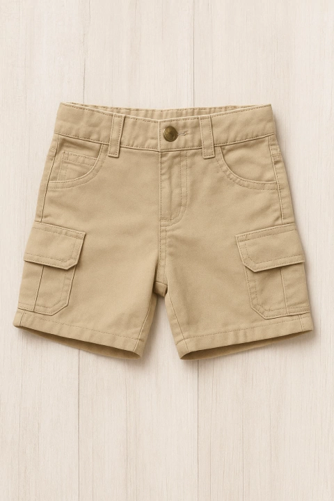 Short Berm cargo gabardina - comprar online