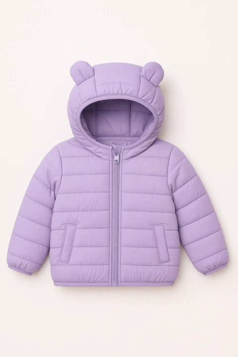 JACKET PUFFER BEAR LILA - comprar online