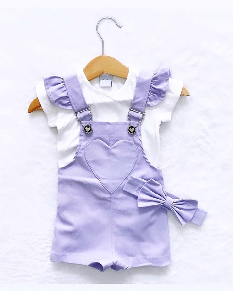Set Jumper con vincha Love Lila