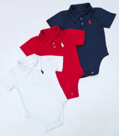BODY CHOMBA BABY POLO ROJO en internet