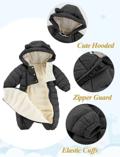 ENTERITO PUFFER BABY lila - minipeques