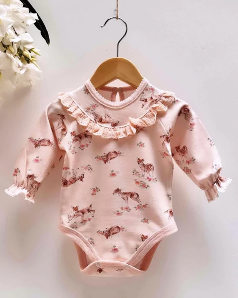 BODY Baby bambi broderie rosa - comprar online