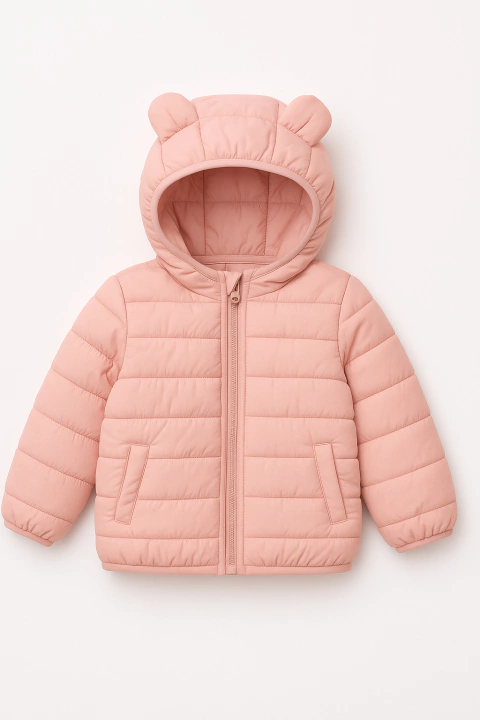 JACKET PUFFER BEAR PINK - comprar online