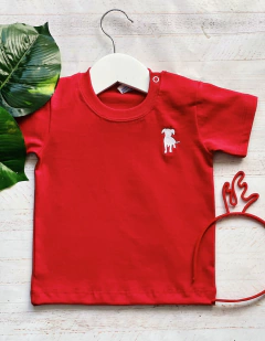 Remera Baby Dog - rojo - comprar online
