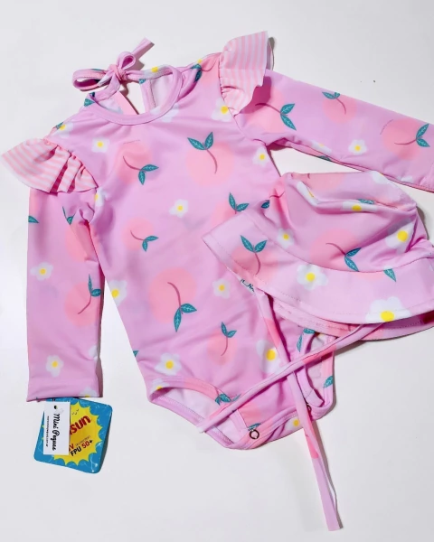 SET BODY VOLADOS UV + CAPELINA PEACH - comprar online