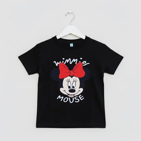 Remera Over Minnie black - comprar online