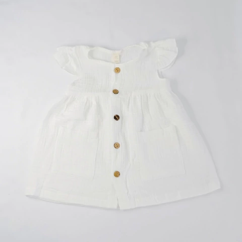 vestido bambula baby Maia natural