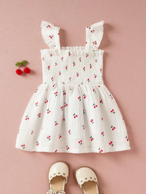 vestido bambula baby Cherry - comprar online
