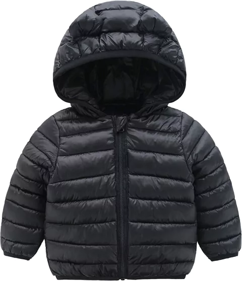 JACKET PUFFER BABY BLACK