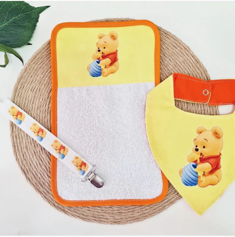 set 3 piezas baby winnie Pooh - comprar online