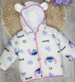 Jacket puffer baby stich (Interior Corderito) - comprar online