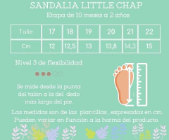 Sandalias Little chap 17 al 22 en internet