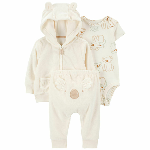 SET 3 PIEZAS CARTERS TOWEL