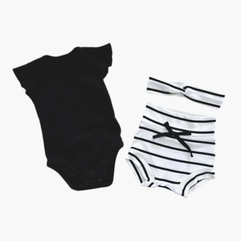 SET BABY BLACK & WHITE
