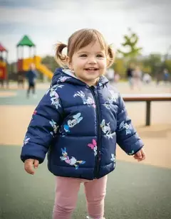 Jacket puffer baby Minnie& daysi (Interior corderito) - comprar online