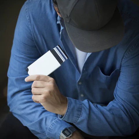 CARD SLIDER SILVER - tienda online