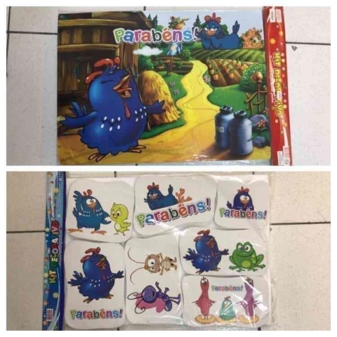 Painel Isopor Galinha Pintadinha