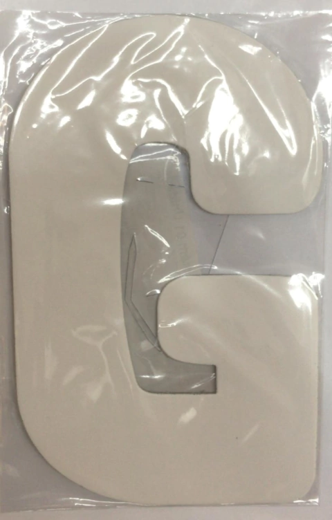 Letra G Branco Kaixote