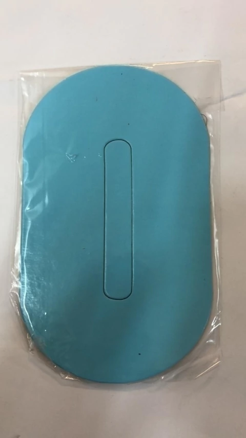 Letra O azul claro kaixote