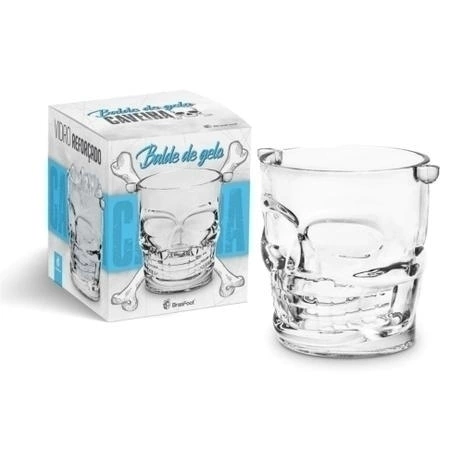 Balde Para Gelo Caveira 1Litro