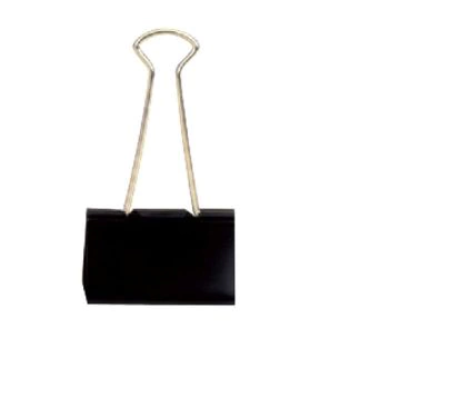 Prendedor Papel 51mm Preto Bazze UNIDADE