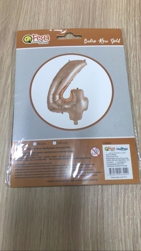 Balão Rose Gold 40cm N/4