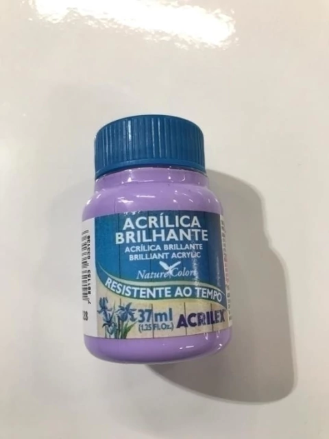 Tinta Acrílica Brilhante Acrilex Lilás 528