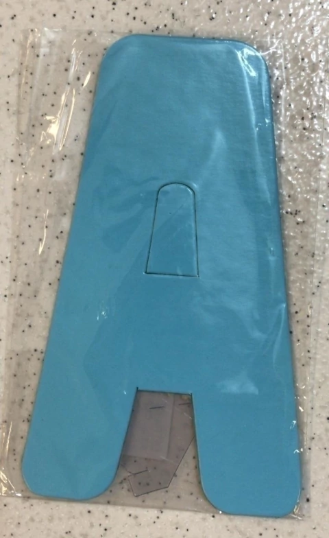 Letra A Azul Claro Kaixote