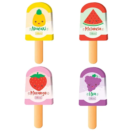 Borracha Picolé Com Aroma Tilibra