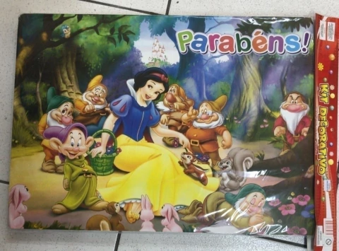 Painel Isopor Branca de Neve