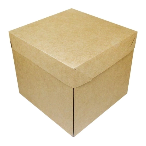 CAIXA DE BOLO 25X25 KRAFT