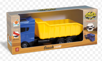 TRUCK DUMP R.0409 ORANGE BRINQUEDOS (CRIANÇAS)