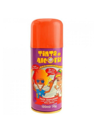 PINTA CABELO TINTA DA ALEGRIA 120ML LARANJA BR FESTBRAS (HALLOWEEN)