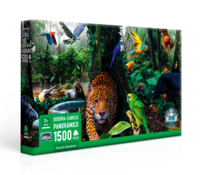 JOGO QUEBRA CABECA 1500 PECAS - FLORESTA AMAZONICA R.002693 TOYSTER (CRIANÇAS)