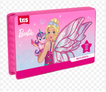 MALETA ARTISTICA BARBIE 42 PCS TRIS